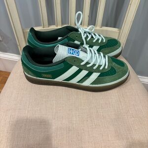 adidas Green and White Retro Low-Top Sneakers x Bad Bunny “El Yunque”